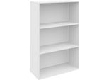 Aktenregal Borchardt MÖBel "Tom", Weiß (Weiß, Matt), B:76Cm H:116Cm T:35Cm, Holzwerkstoff, Regale, Aktenregal, BüCherregal FüR Alle RäUme Geeignet