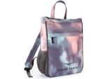 Rucksack VENICE BEACH Freizeitrucksack, Sportrucksack, Gr. B/H/T: 27cm x 38cm x 13cm, rosé, blau, grau, Textil, gemustert, sportlich, Rucksäcke, City-Rucksack, Tasche VEGAN