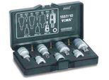 Hazet Bit Set 1/4 (6.3 Mm), 1/2 (12.5 Mm), 3/8 (10 Mm) 10-Piece 1557/10