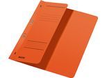 Leitz 3740-00-45 3740 ÖSenhefter - 1/2 Vorderdeckel, A4, Kfm. Heftung, Manilakarton, Orange