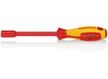 Knipex 98 03 09 Chiave A Bussola Con Impugnatura A Cacciavite Isolante Multicomponente, Testata Vde Brunita 237 Mm