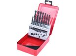 Ks Tools 330.1610 Punta Da Trapano Set Di Punte Da Trapano 19 Pz