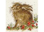Kit Punto Croce 'Hippy Hare' Di Bothy Threads, 26X26Cm, XHD38