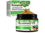Maschera Per Capelli Aliver 3In1 - Rosmarino + Ricino + Olio Di Batana - 120 G