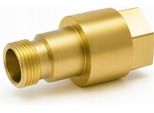 Rosfix Adattatore M22 Filettatura Femmina Su TR22 Filettatura Maschio – Ricambio Per Idropulitrici KäRcher Hd Hds | 300 Bar, 155 °C, Ottone, Easy!Lock