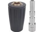 Rosfix Set Kew Attacco Rapido G1/4 – 250 Bar, 150°C, Ottone/Acciaio Inossidabile | Per Idropulitrici Ad Alta Pressione Nilfisk, Kranzle K2160 – K2195