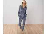 Tchibo - Nicki-Hausanzug - Damen - Gr. XL - blau