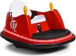 COSTWAY 6V Kinder Autoscooter mit Fernbedienung, Elektro Fahrzeuge mit bunten Lichtern und Musik, Kinderfahrzeuge 360 Grad, Aufsitzfahrzeug für Kinder von 2-5 Jahren (Rot)