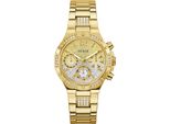 Guess Orologio Da Donna Orologio Da Polso Harlow GW0950L2 Acciaio Inossidabile Oro