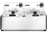 Friggitrice Hendi Kitchen Line - 2X6L, Kitchen Line, 12L, 230V/6600W, 550X430X(H)305Mm