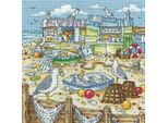 Set Per Punto Croce Heritage In Aida "Chip Hut"", Schema Contato, BSCH1594-A, 20,5X20,5Cm"