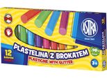 Astra Argilla Da Modellare Con Glitter 12 Colori