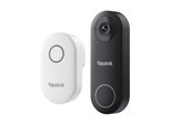 Reolink Video Doorbell Wlan 5MP Doorbell Camera Outdoor, 2.4/5 Ghz Wifi, Rilevamento Persone, Cablata Con Chime, Vista Grandangolare A 180°, Nero