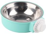 Ciotola Per Cani E Gatti, Rimovibile, In Acciaio Inox, Ciotola Per Gabbie Da Appendere, Adatta Per Acqua E Cibo, Per Cani E Gatti