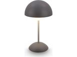Briloner Kugle Lampada Da Tavolo Senza Fili IP44, Dimmerabile, Touch, Batteria Ricaricabile, Protezione Dagli Spruzzi D'acqua, Antracite, Ø16 X 29 Cm