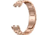 Inf Cinturino In Metallo Per Huawei Band 10: Acciaio Inox, 19.7Cm, 1 Pezzo Oro Rosa