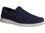Mephisto Tiago Mocassino Da Uomo, Slip-On, Pelle, Navy (Blu), Scarpe Estive - Scarpe Slip-On Da Uomo, Blu, Pelle (Sportbuck)