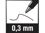 Pilot Tintenroller Hi-Tecpoint V5 Grip, Strichfarbe: Rot