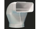 Condotto Piatto 222X89Mm Su Tubo Tondo Ø 150Mm, Deviatore Tubo Di Ventilazione