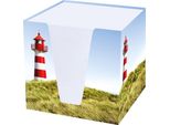 Rnk Verlag 46545 Blocco Note "Leuchtturm"" 900 Fogli 70 G/M² Bianco 95 X 95 X 95 Mm(T)"