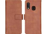 Custodia Per Cellulare Imoshion Per Samsung Galaxy A20E - Flip Cover Libreria Flip - Marrone
