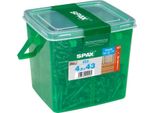Vite Per Facciate Spax In Acciaio Inox A2 4,5 X 43 Mm 500 Pz. Scatola Maniglia Argento