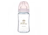 Biberon Anticolica Largo Canpol Per Neonati Pp Easy Start Royal Ba 35/234, Design Rosa, Volume 240 Ml