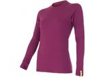Maglietta Sensor Merino Df Donna Lunga Lilla Taglia L 15100030-02