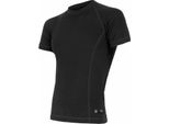 Maglietta Sensor Merino Df Uomo Corta Nera Taglia 2XL 15100019-04
