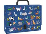 Cartella Con Maniglia A4 9Cm Alfabeto Derform 6184