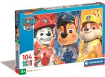 Clementoni Puzzle 104 Superkolor Paw Patrol 25769