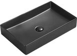 Mexen Goya Lavabo Da Appoggio 60 X 37 Cm, Nero Opaco- 22186085