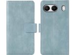 Imoshion Cover Per Cellulare Per Oneplus Nord 4 - Flip Cover Libreria Flip - Blu Chiaro