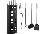 Set Camino Relaxdays 5 Pezzi Nero