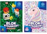 Blocco Da Disegno A4 "Pixel&Unicorn - 20 Fogli Di Puro Piacere Per I Piccoli Artisti! Ideale Per Il Disegno, La Pittura E L'espressione Creativa Di Sé."