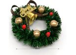 Accessori Per La Casa Delle Bambole 6Cm Natale Miniatura Corona Di Porta Decorazione Di Natale Corona Di Giardino Decorazione