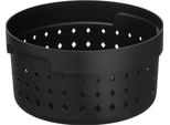 Nhg 51220801 Nhg Cestino Portaoggetti Seoul Round Organizer S, Pp, Nero