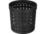 Nhg 51240801 Nhg Cestino Portaoggetti Seoul Round Organizer L, Pp, Nero