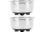 51 Mm 2 Tazze Cestello Portafiltro Caffè In Acciaio Inox Per Macchina Delonghi