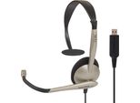 Koss CS95 Cuffie Cablate Usb Con Microfono Con Cancellazione Del Rumore Beige
