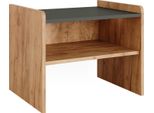 Vicco Panca Ad Angolo Roman, 53.5 X 41.1 Cm, Quercia Dorata/Antracite