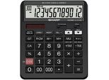 SHARP EL-CC12GP Taschenrechner schwarz