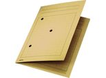 Leitz 3998-00-11 3998 Umlaufmappe, A4, Gitterdruck, Manilakarton 320 G/Qm, Chamois