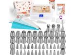 Set Di Sacchetti Per Piping Wenburg Con Beccucci, 100 Pezzi - Con 41 Sacchetti Per Piping E 52 Beccucci