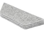 Nobo 1905326 Nobo TafellöScher-NachfüLlpack LöSchfilz, Grau