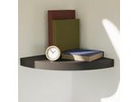 Scaffale Ad Angolo Scaffale A Muro Scaffale Per Libri Scaffale Galleggiante Scaffale Nero Mdf 30X30Cm
