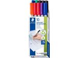 Staedtler 316 B10 Lumocolor Folienstifte-Set Farbsortiert Non-Permanent 10 St.
