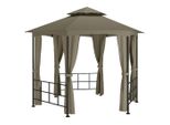 Padiglione Con Pareti Laterali 3,1X2,7 M Taupe