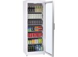 Frigorifero Con Porta A Vetro Kbs 350 Litri 600X600X1730 Mm Lamiera D'acciaio Bianca Raffreddamento Ad Aria Circolante
