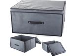 Verk 01322 Contenitore Con Coperchio Incernierato 60X45X30Cm Grigio
